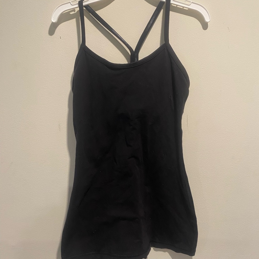 lululemon athletica Black Strappy Camisole